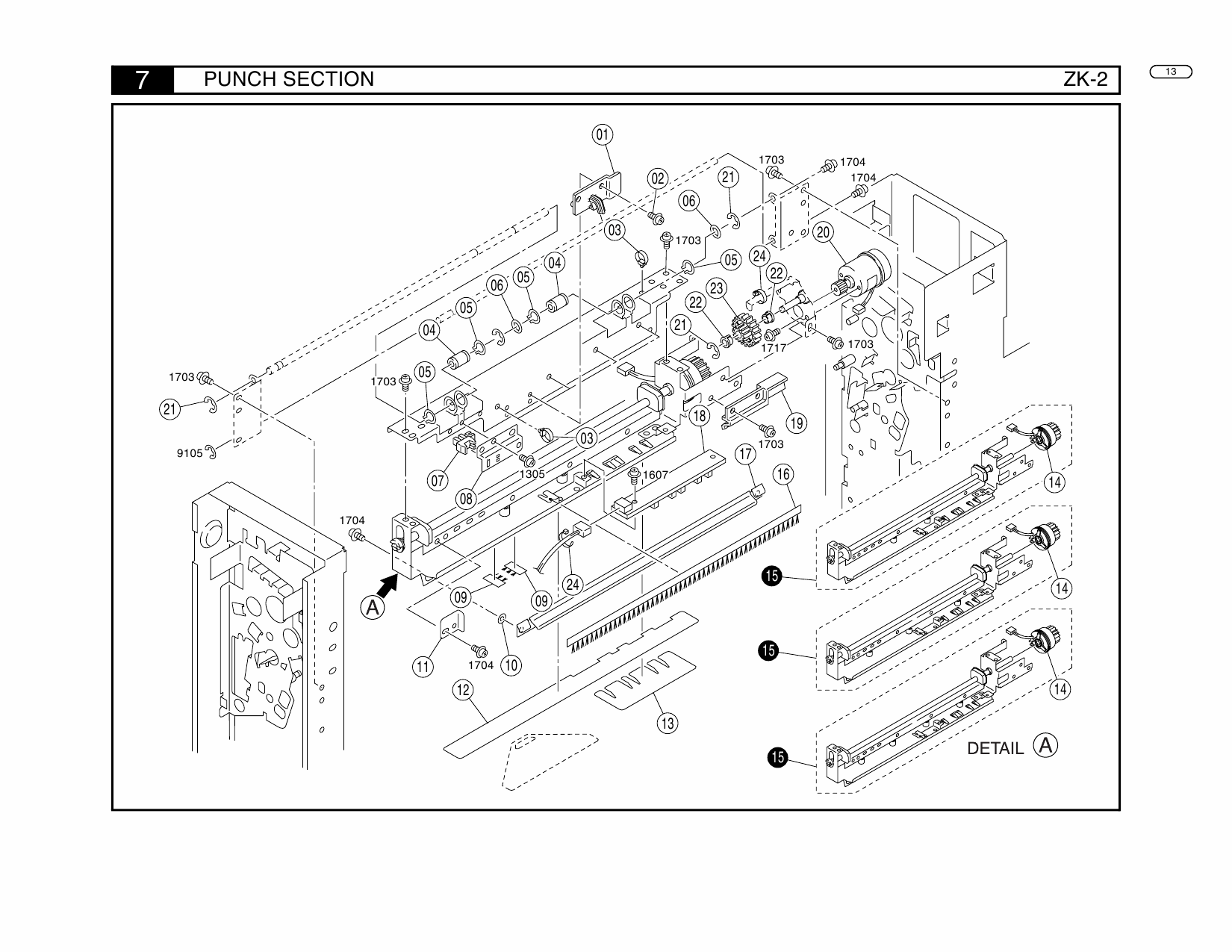 Konica-Minolta Options ZK-2 Parts Manual-3